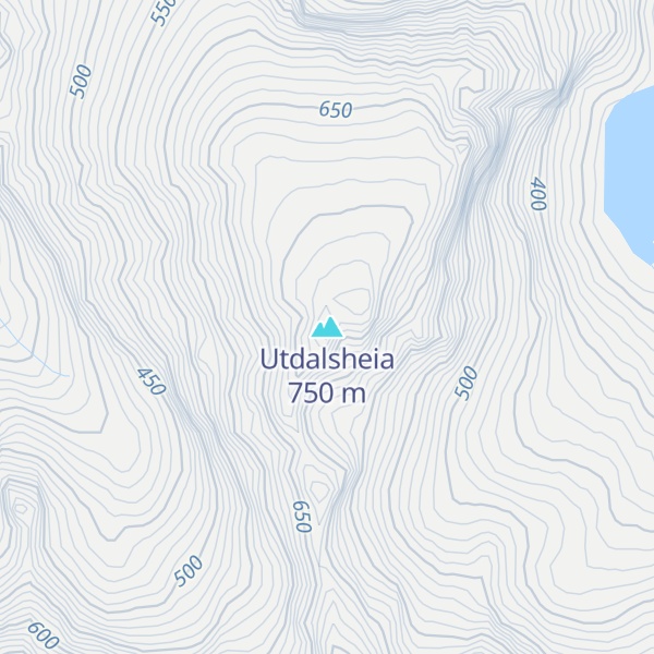 Map of Utdalsheia