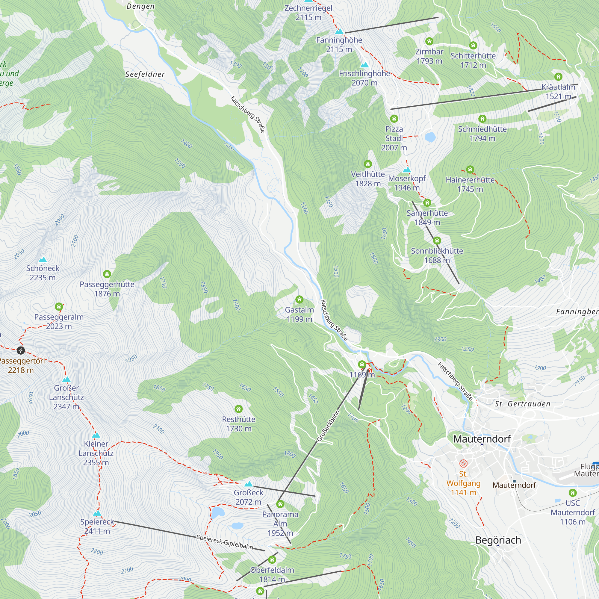 Gastalm map