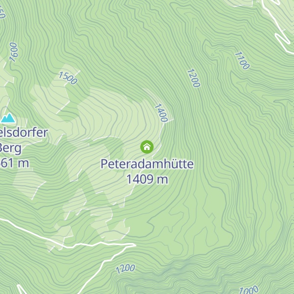 Map of Peteradamhütte