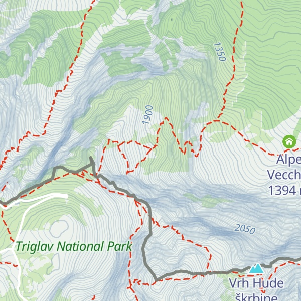 Map of Bivacco Fratelli Nogara