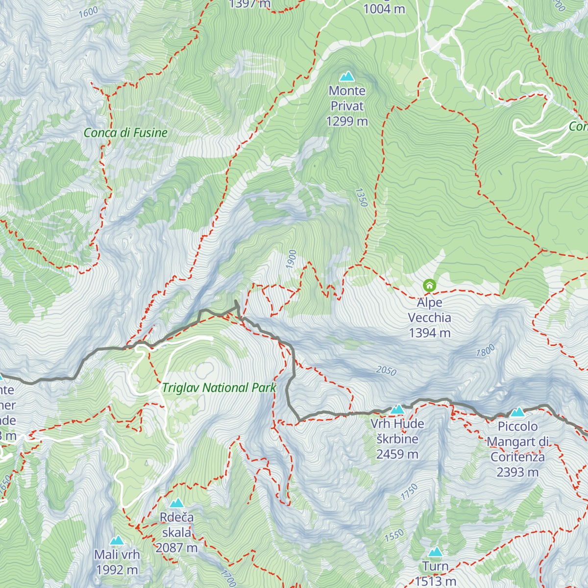 Bivacco Fratelli Nogara map