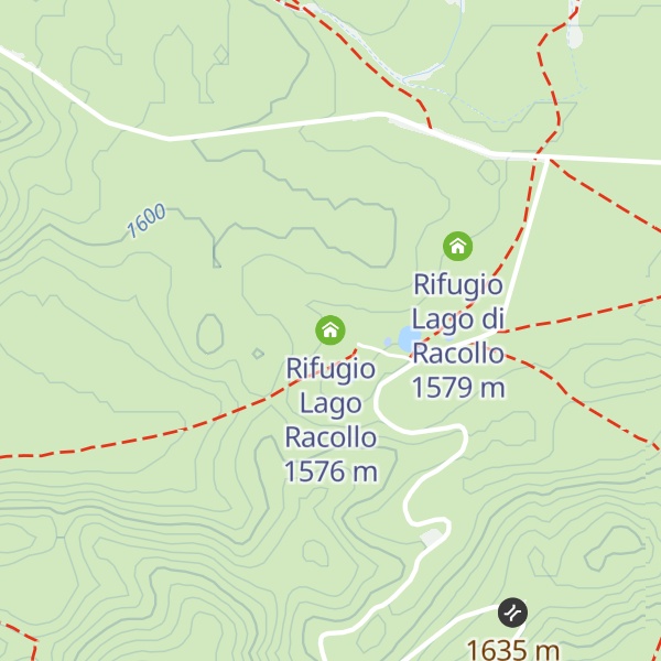 Map of Rifugio Lago Racollo