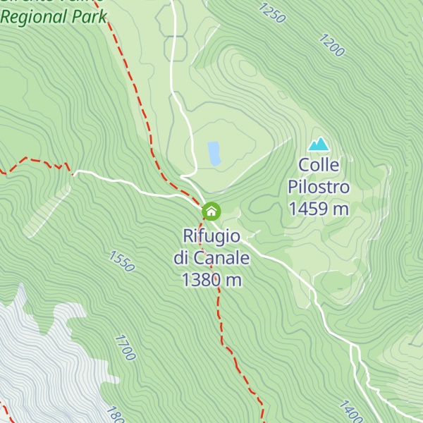 Map of Rifugio di Canale
