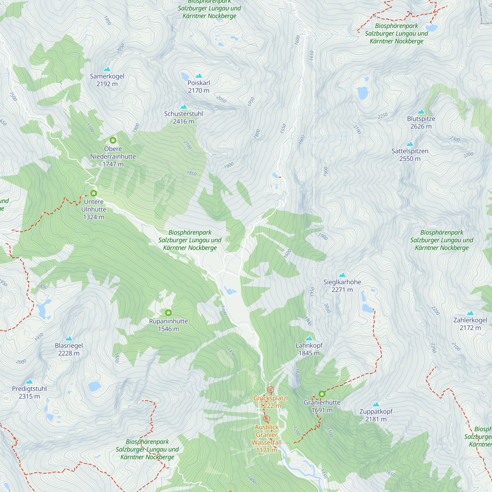 Untere Greinmeisterhütte map