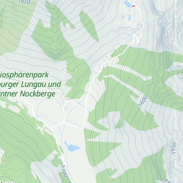 Map of Untere Greinmeisterhütte