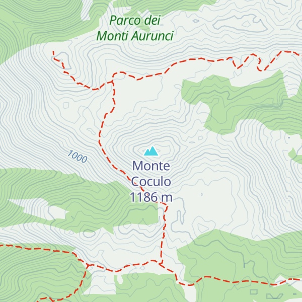 Map of Monte Coculo