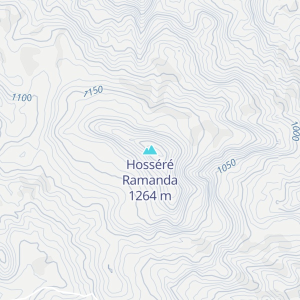 Map of Hosséré Ramanda