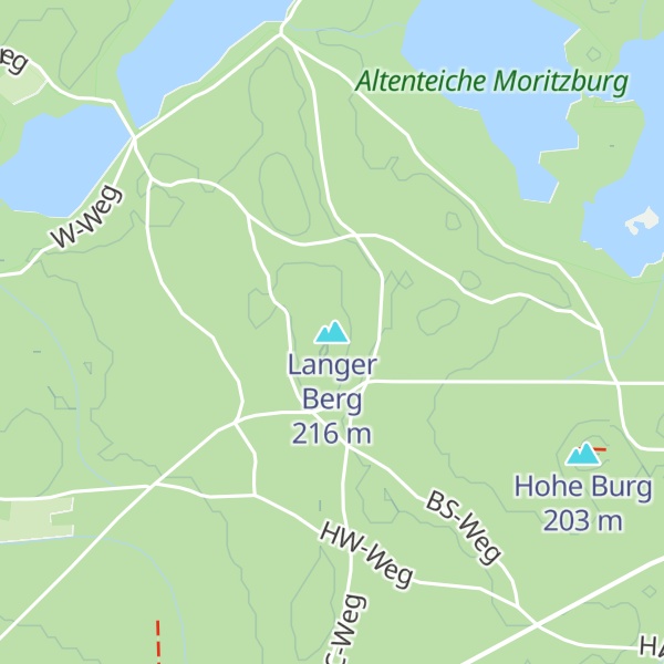 Map of Langer Berg