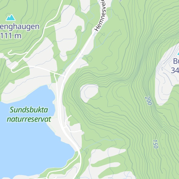 Map of Furuhatten