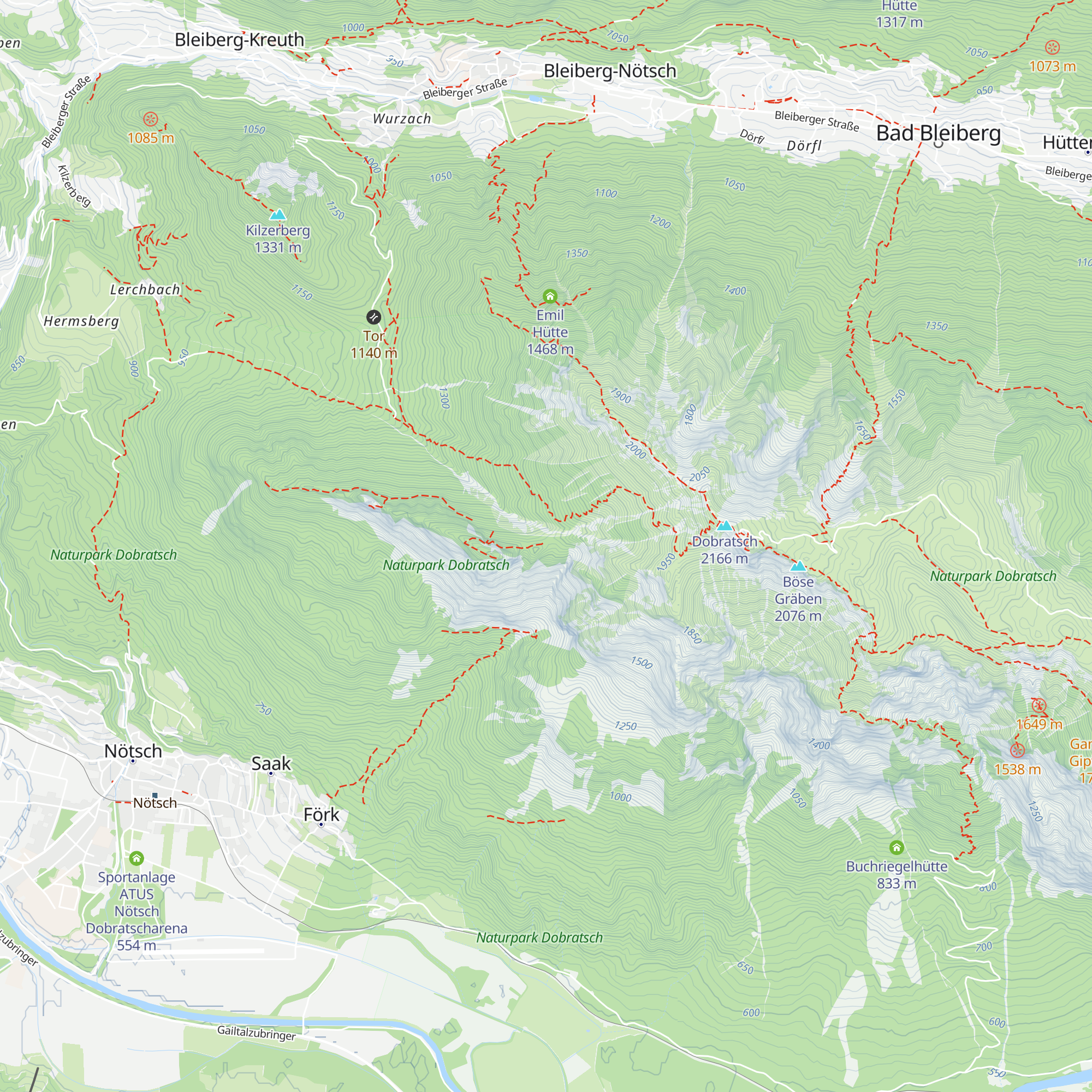 Alplhütte map
