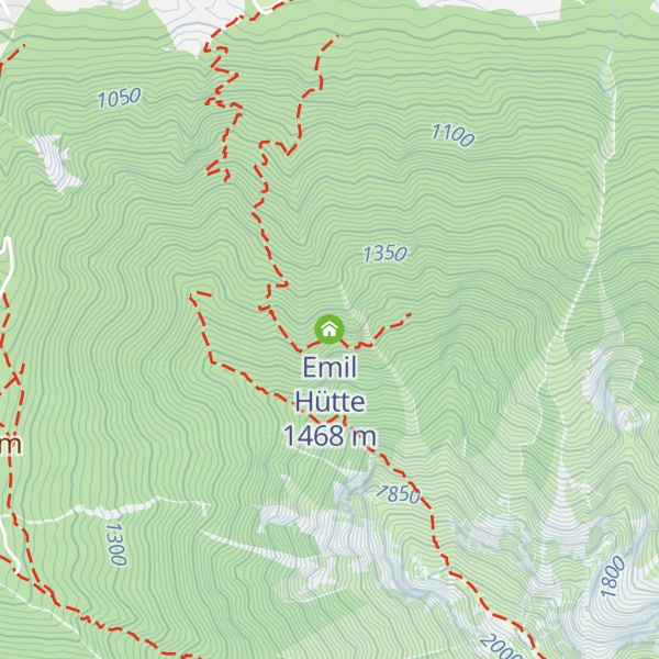 Map of Emil Hütte