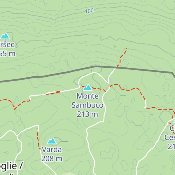 Map of Monte Sambuco