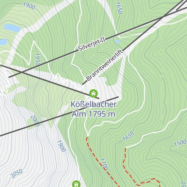 Map of Kößelbacher Alm