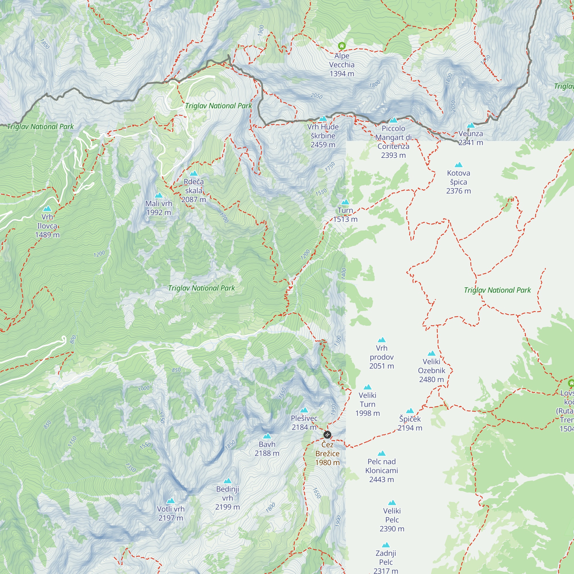 Lovska koča map