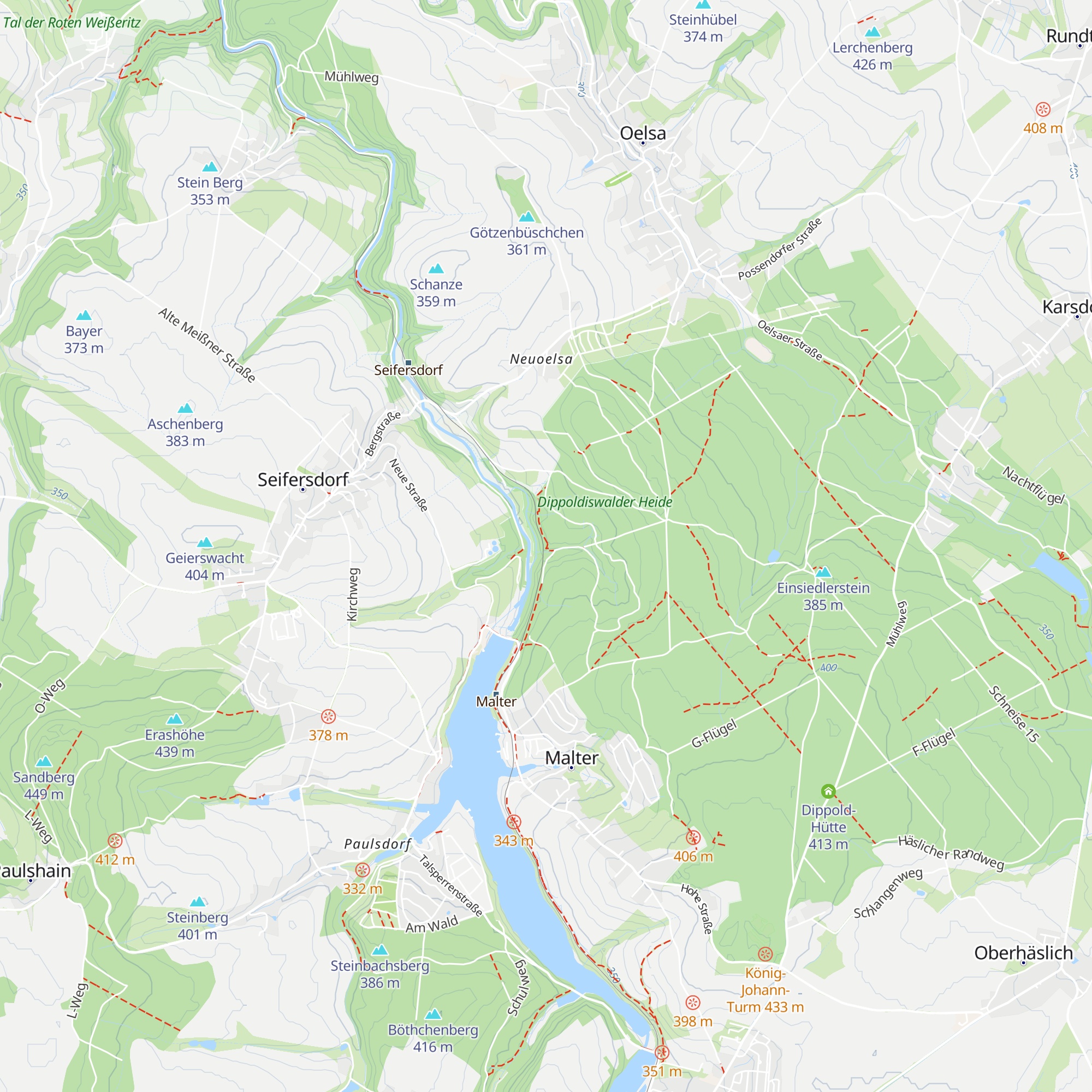 Goldgrubengrundhütte map