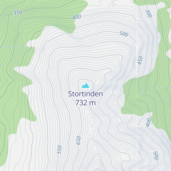 Map of Stortinden