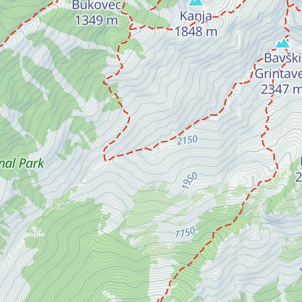 Map of Vrh Brda