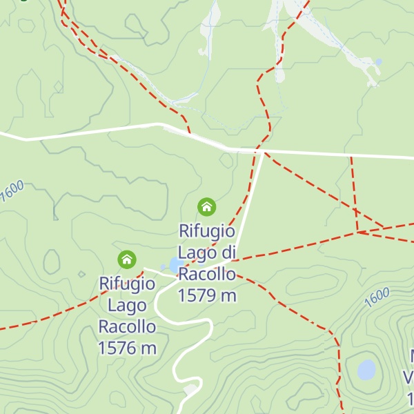 Map of Rifugio Lago di Racollo