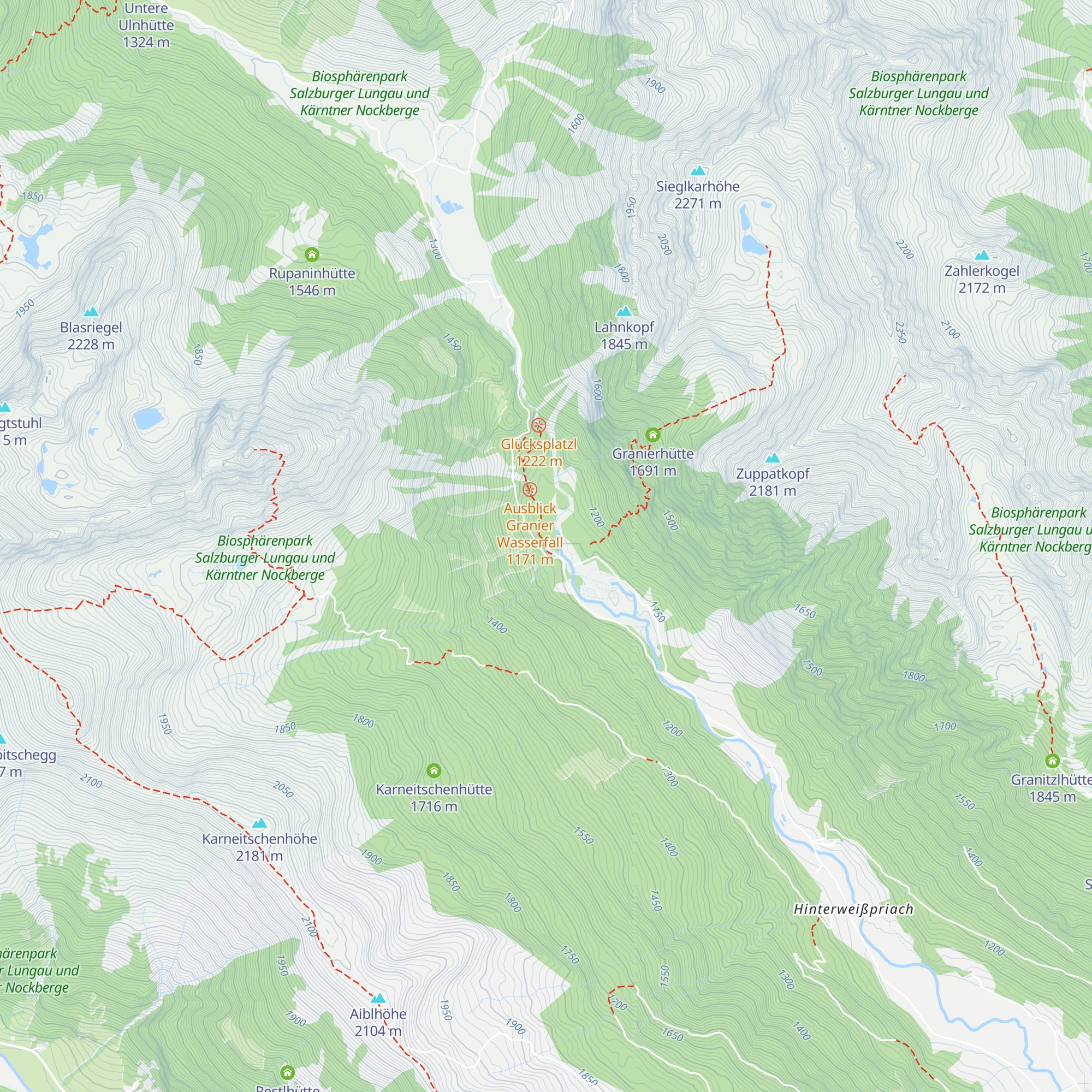 Dicktlerhütte map