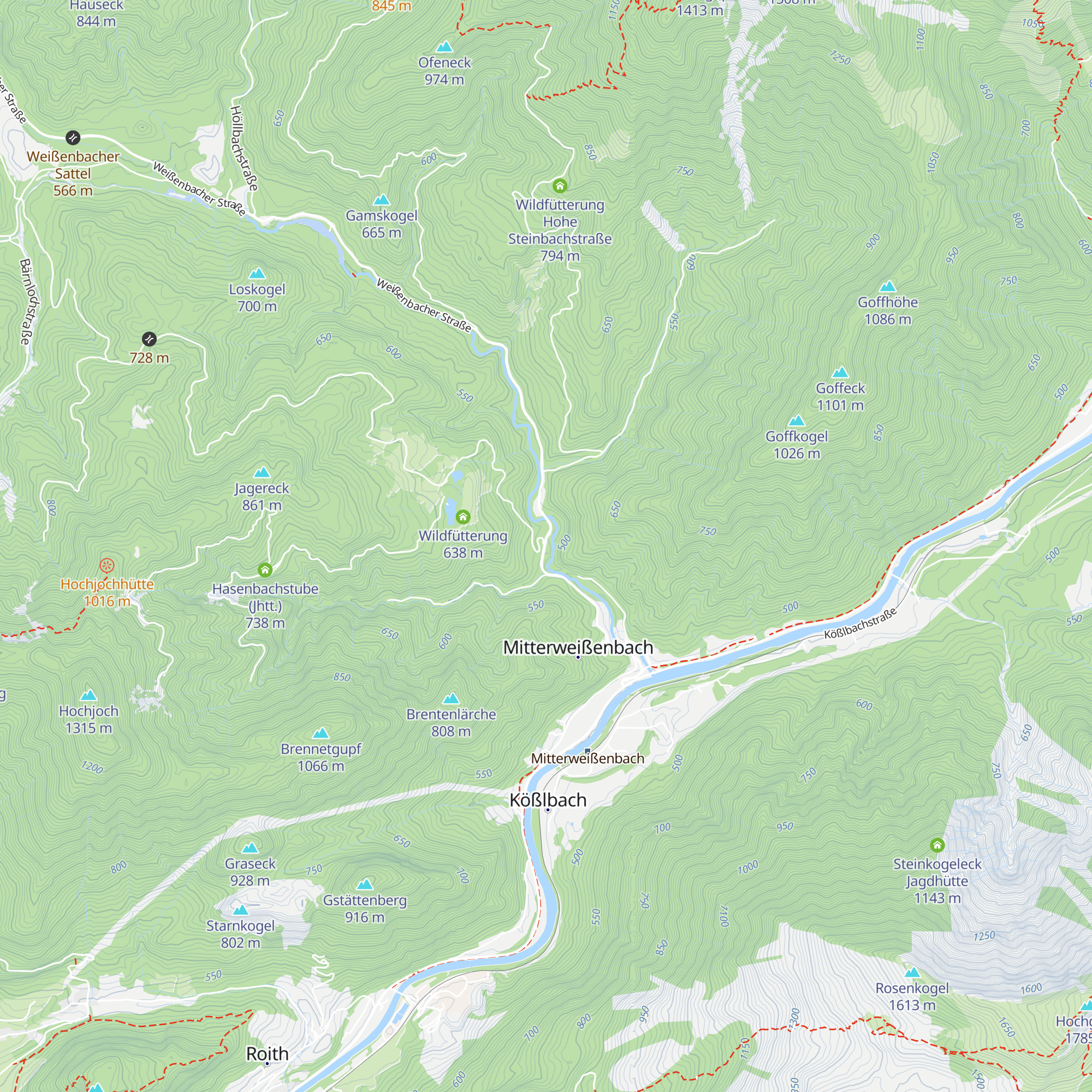 Alte Wegmacherhütte map