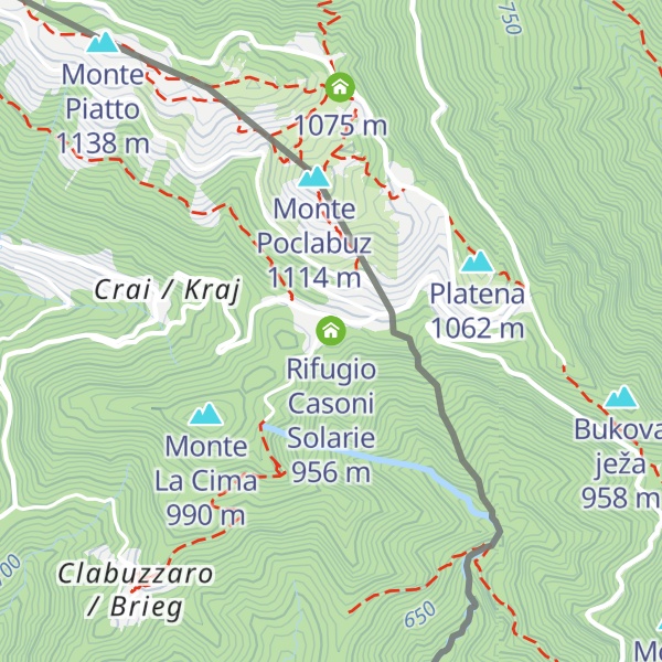 Map of Rifugio Casoni Solarie