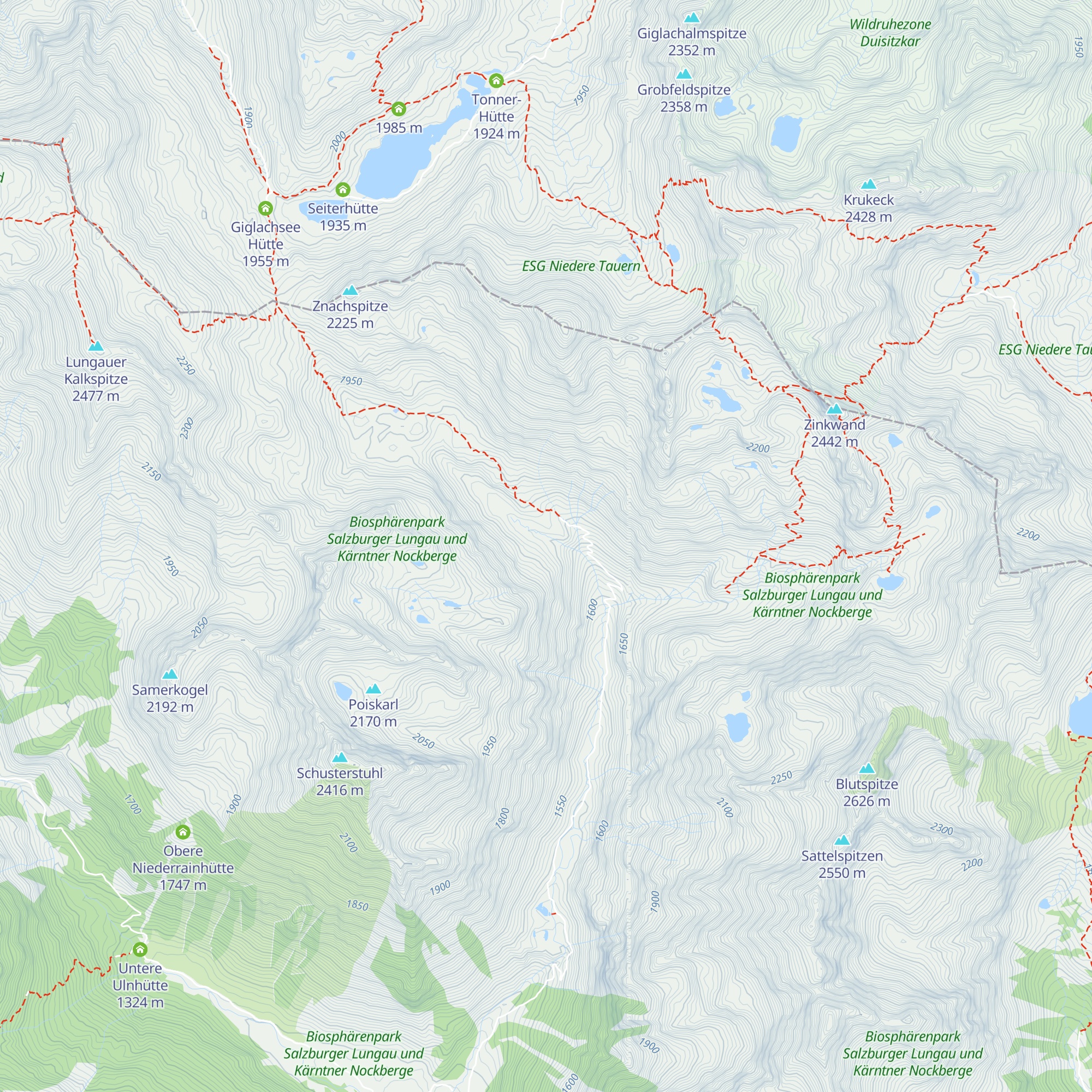 Moseralm map