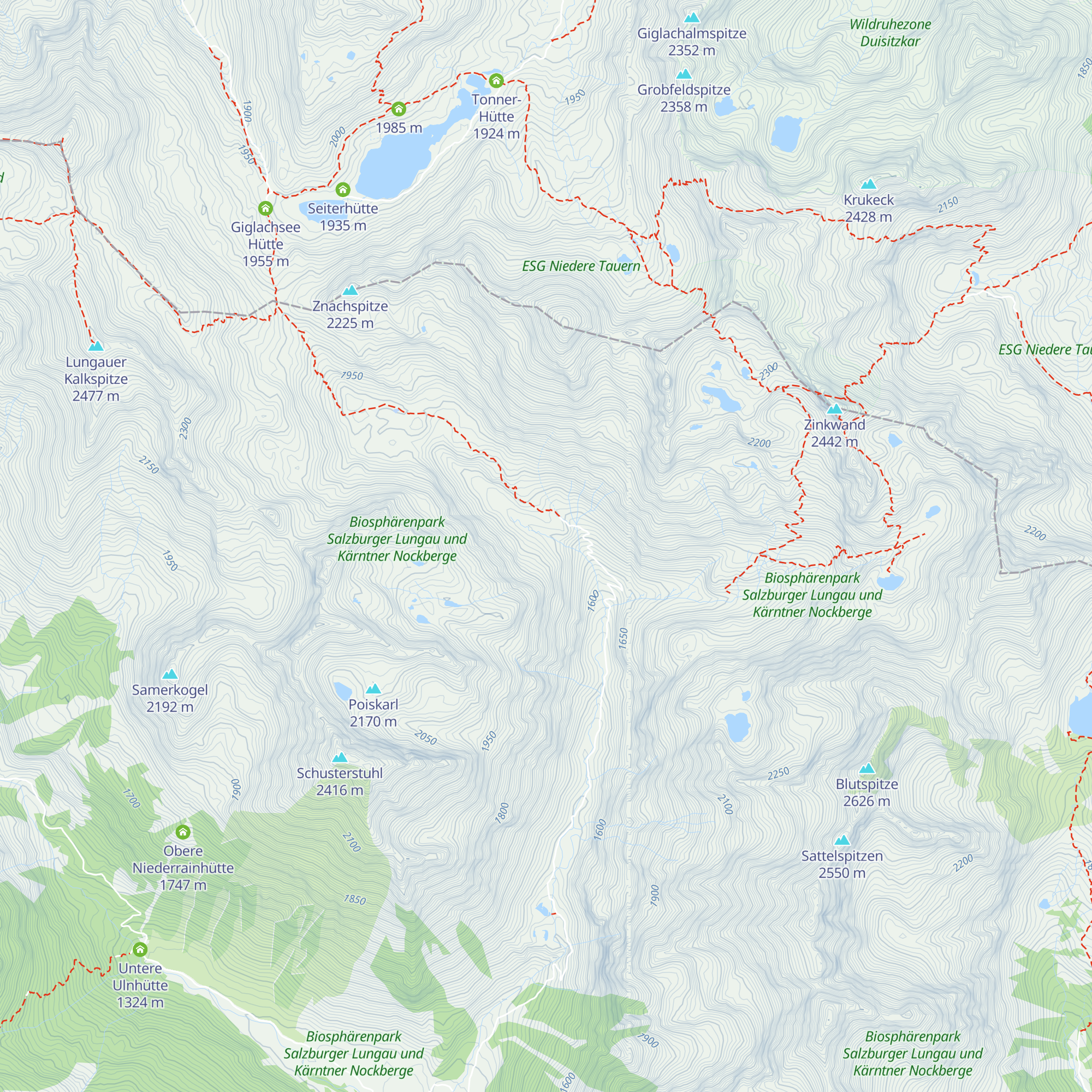 Moseralm map