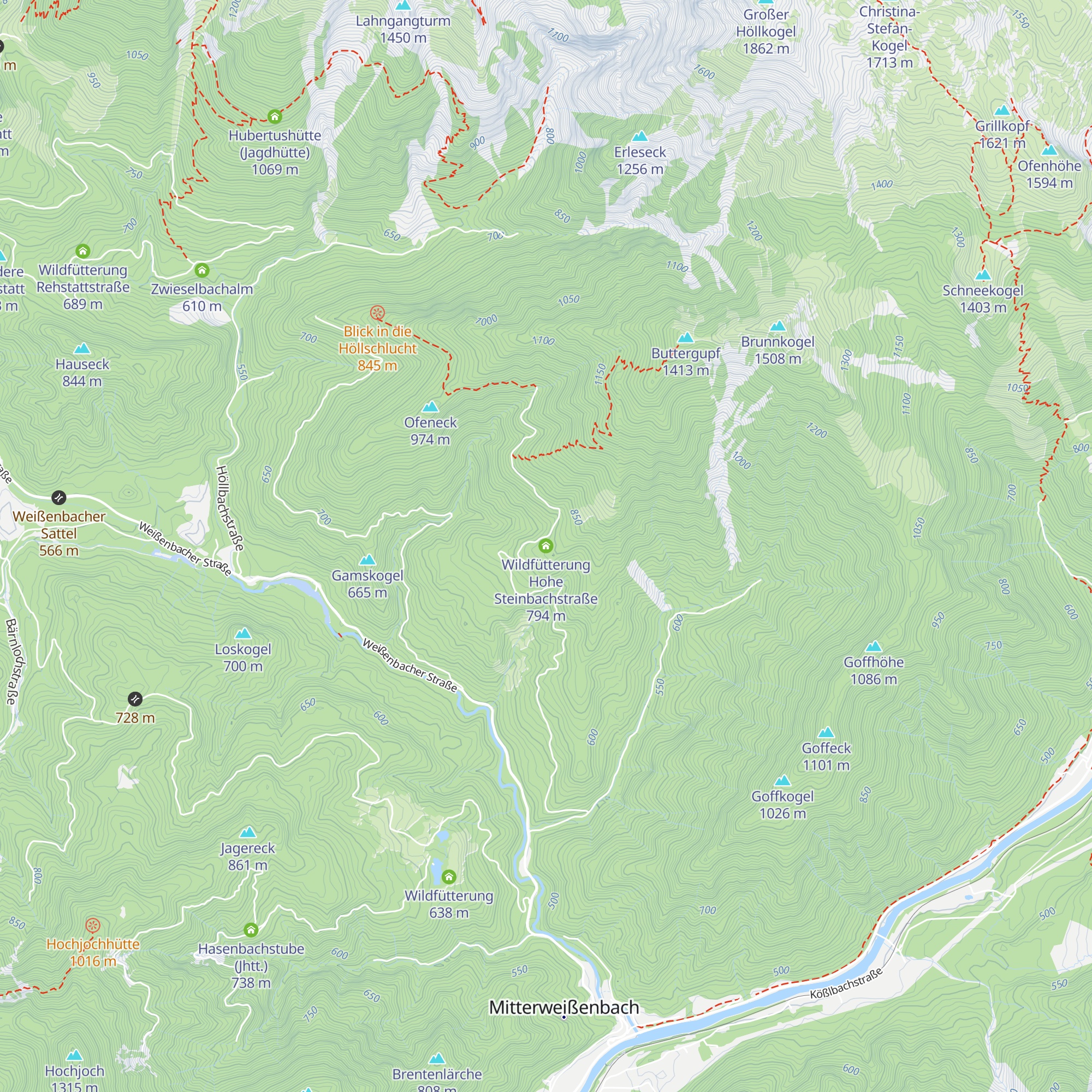 Wildfütterung Hohe Steinbachstraße map