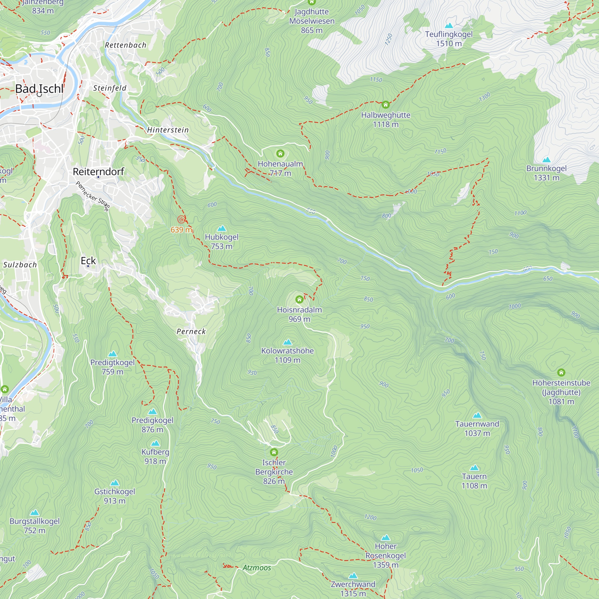 Hoisnradalm map