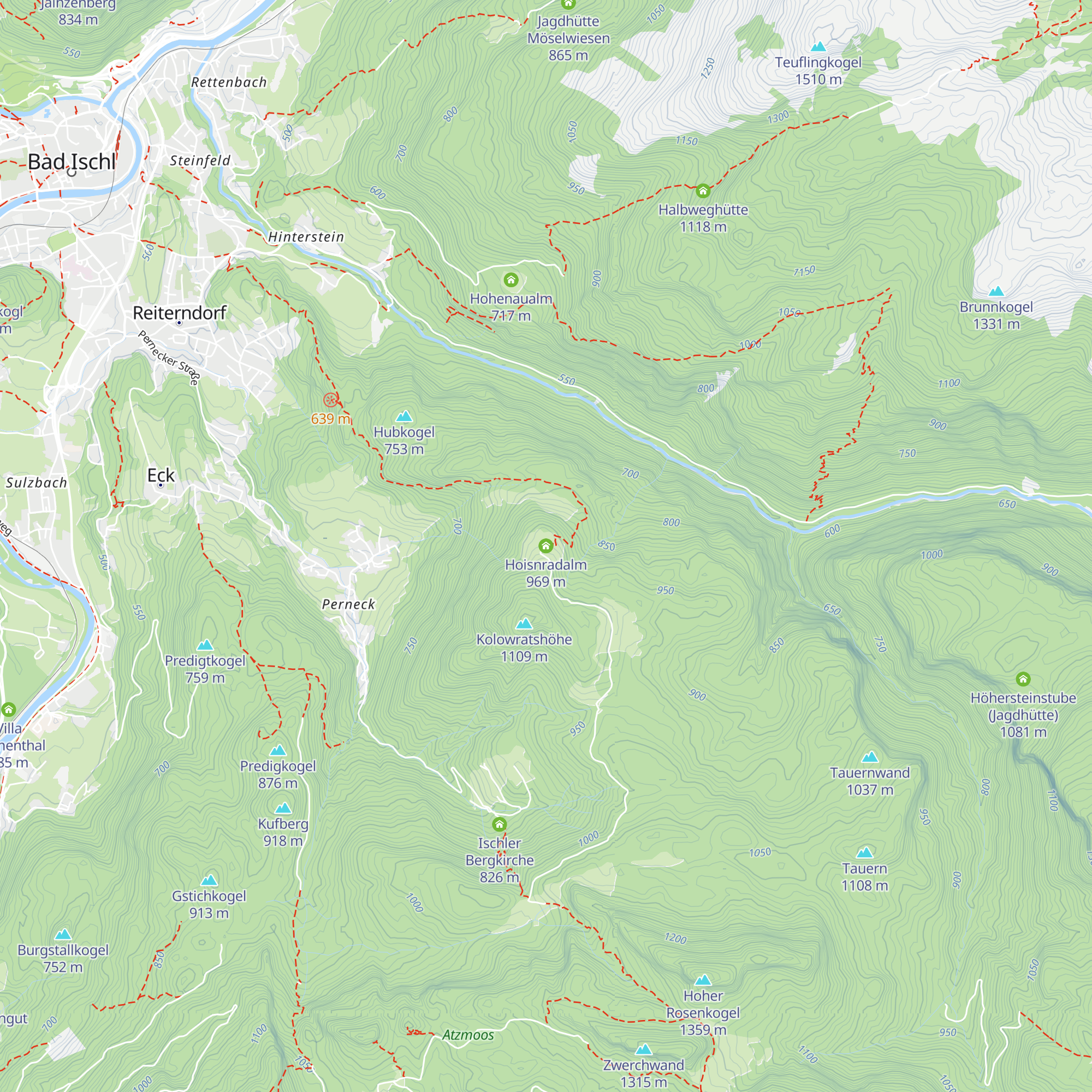 Hoisnradalm map