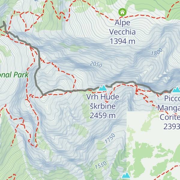 Map of Vrh Planje
