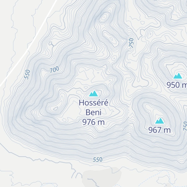 Map of Hosséré Beni