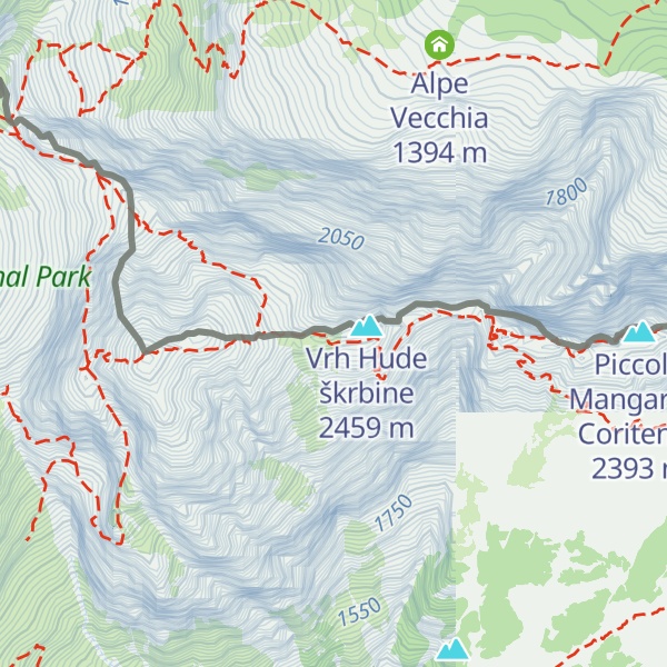 Map of Vrh Kozlovke