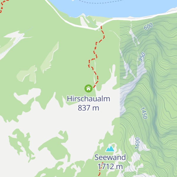 Map of Hirschaualm