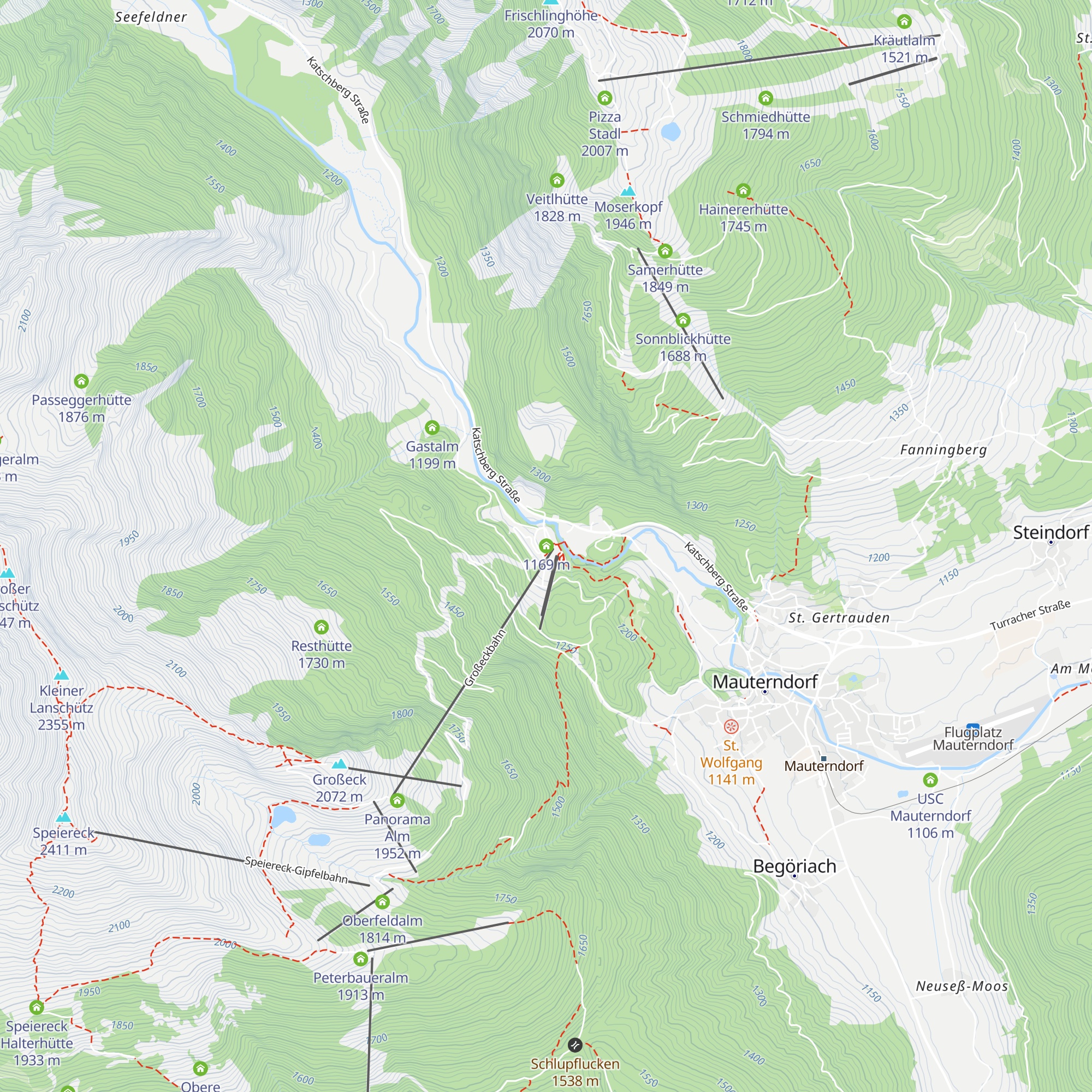 Schialm map