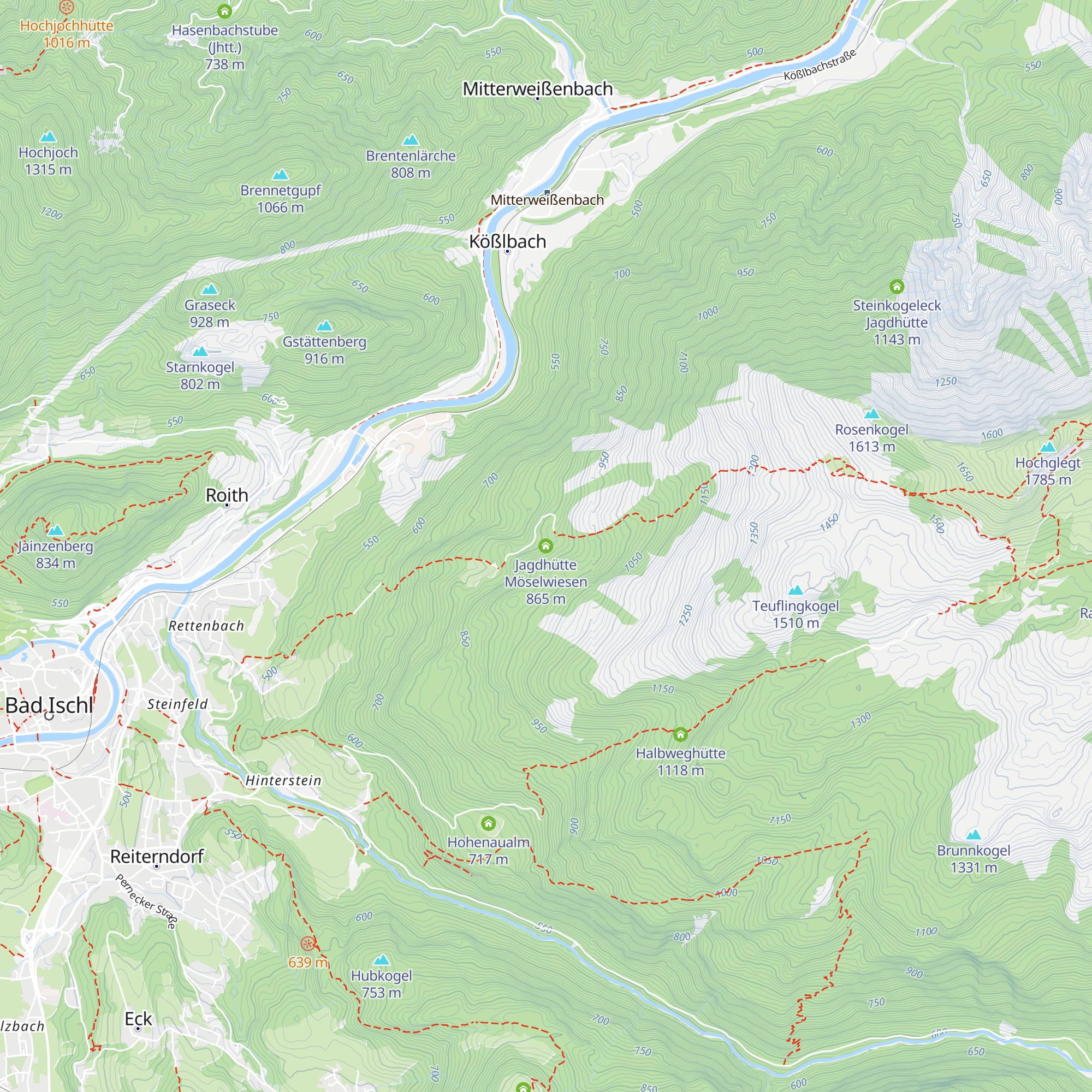 Jagdhütte Möselwiesen map