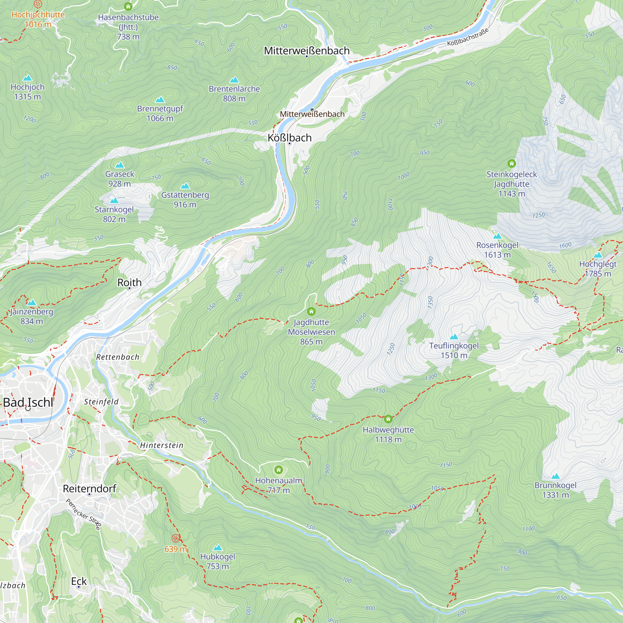 Jagdhütte Möselwiesen map