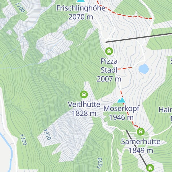 Map of Jaklhütte