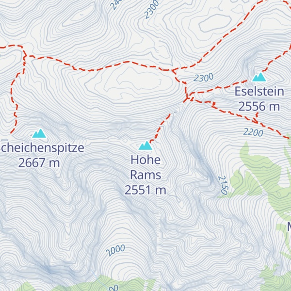 Map of Hohe Rams