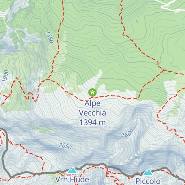 Map of Alpe Vecchia