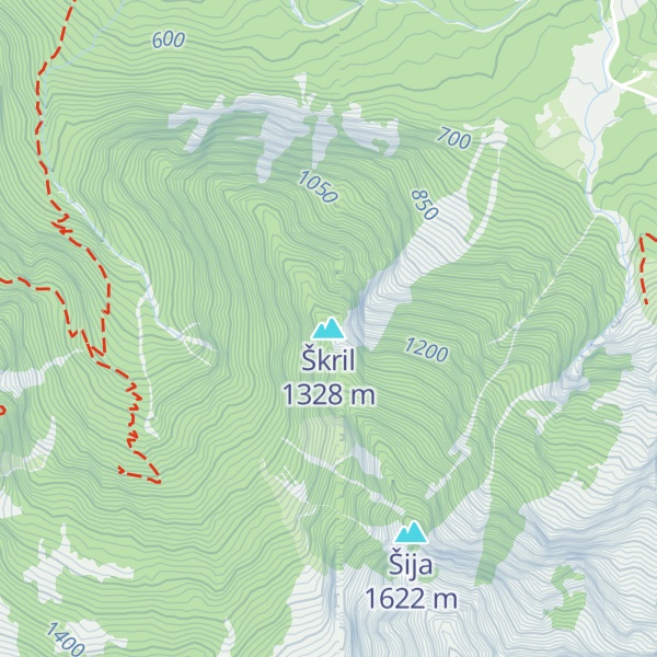 Map of Škril