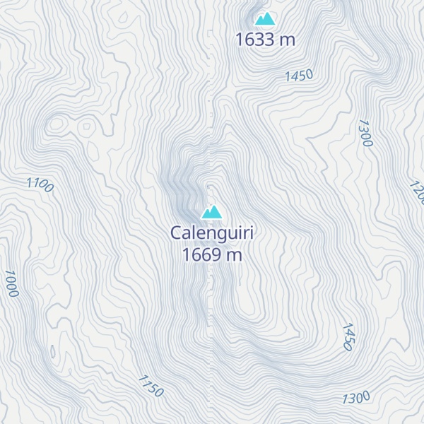 Map of Calenguiri
