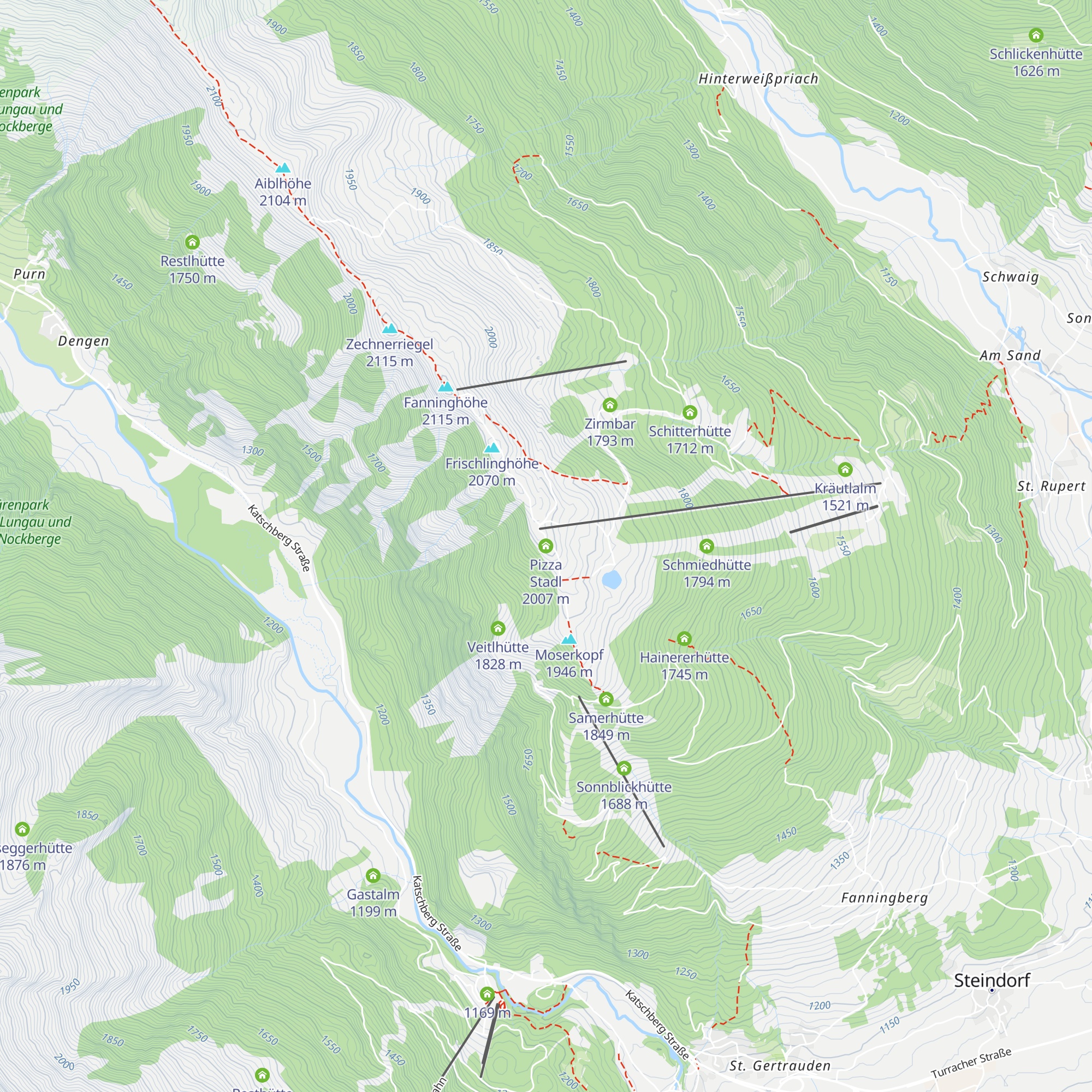 Pizza Stadl map