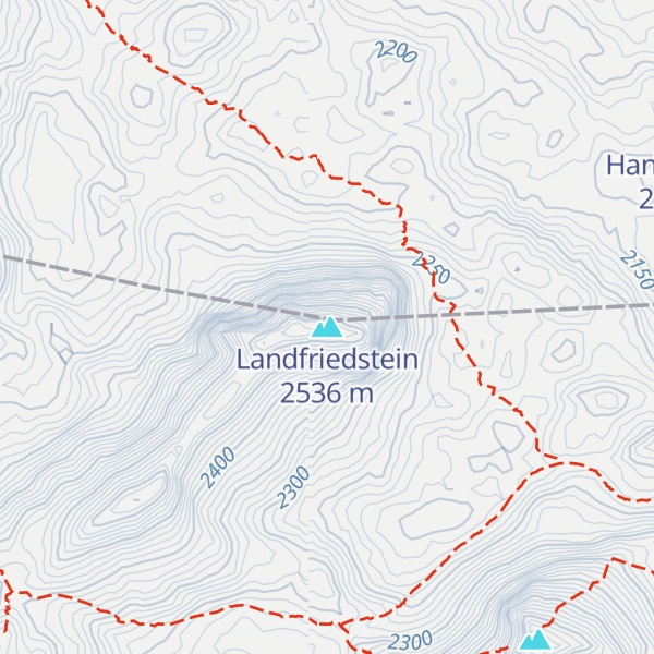 Map of Landfriedstein