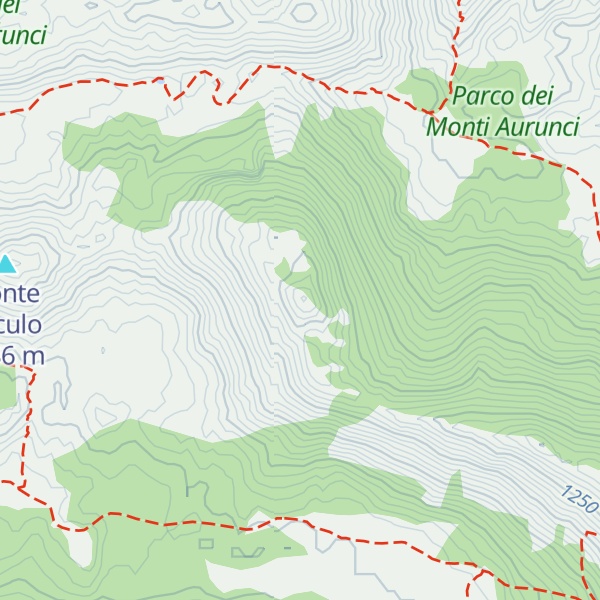 Map of Monte Cavecce