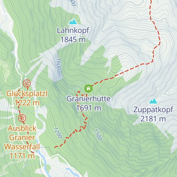 Map of Granierhütte
