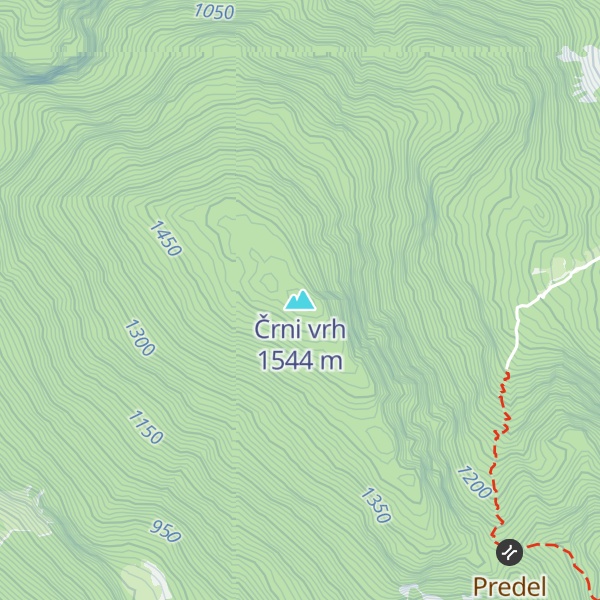 Map of Črni vrh
