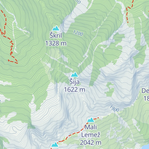 Map of Šija