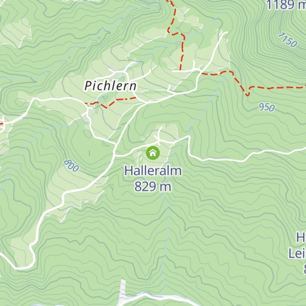 Map of Halleralm