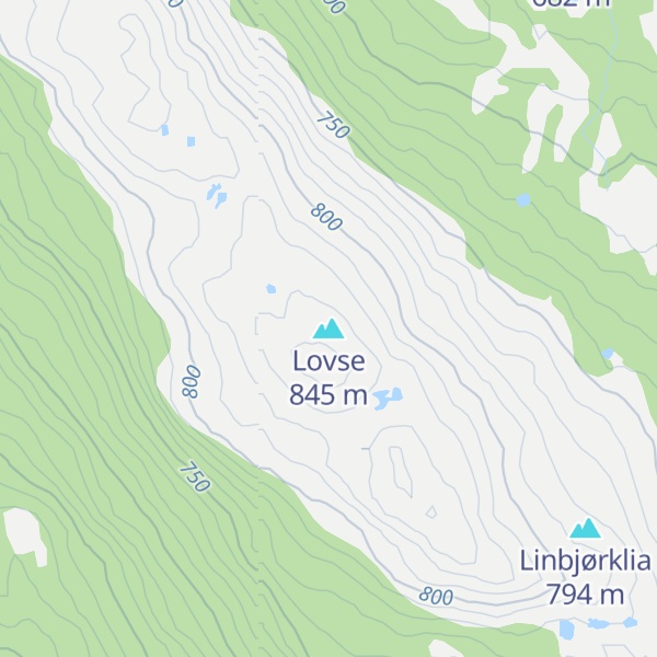 Map of Lovse